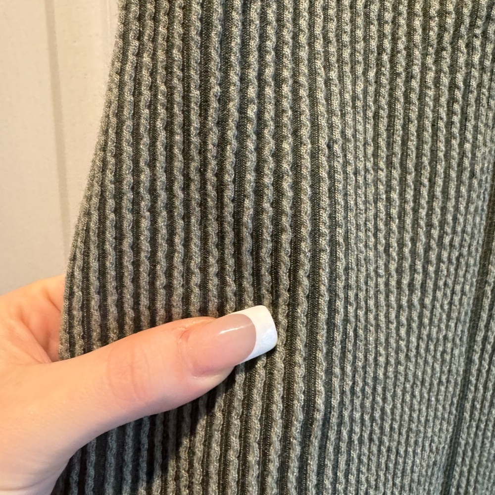 NWOT Green Ribbed Romper Tank - Picture 5 of 5